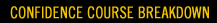 Confidence Course Breakdown