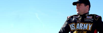 Photo of U.S. Army NASCAR Driver Jerry Nadeau